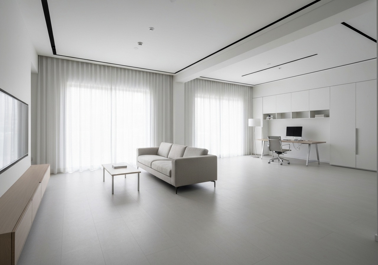 Pristine commercial office space cleaned by Clear Look Cleaning